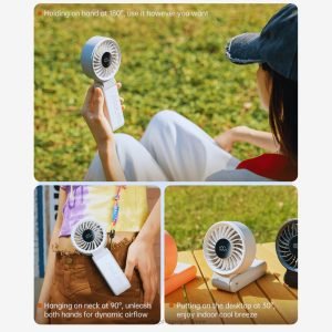 JISULIFE Life7 3-in-1 Handheld Foldable Fan - Image 4
