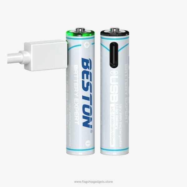 Beston USB 1.5V AAA Rechargeable Lithium Battery Flagship Gadgets5